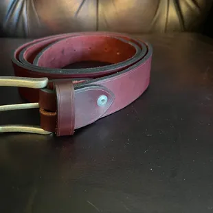 Custom belt
