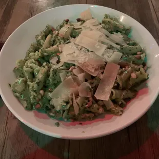 Gigli pasta (pesto sauce) - it was very good!