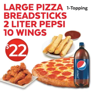 Large pizza deal