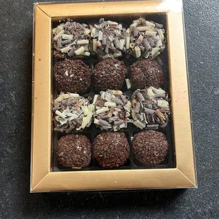a box of chocolates