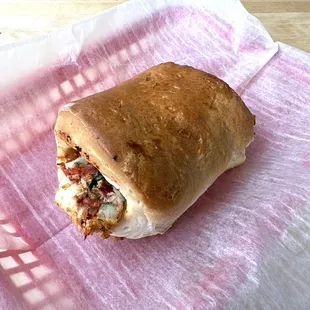 Savory with Chicken and Cheese Sandwich