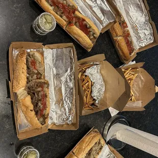 Ribeye with cooper sharp &amp; fried onions.