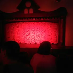 The stage, no pictures while in the show