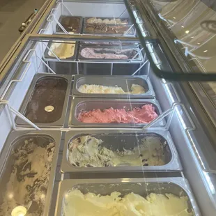 Mmmm ice cream and coffee products.