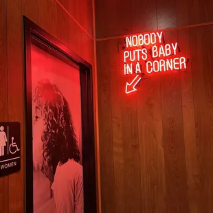 a woman in a bathroom