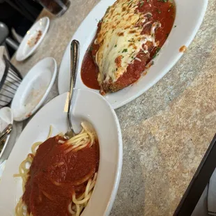 Chicken parm. Was okay. Would try something else next time for that price.