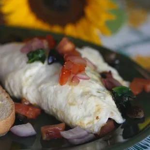 Ham & Cheese Egg White Omelet