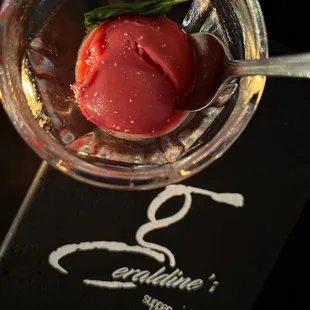House Raspberry Sorbet