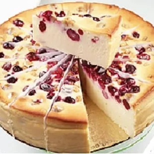 Cranberry Walnut Cheesecake