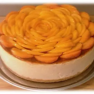 Peaches n Creme Cheesecake