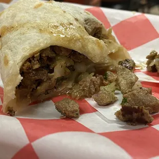 Asada burrito