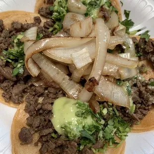 Delicious tacos. Amazing Asada