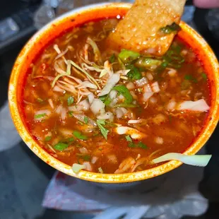 Their pozole is sooooo good