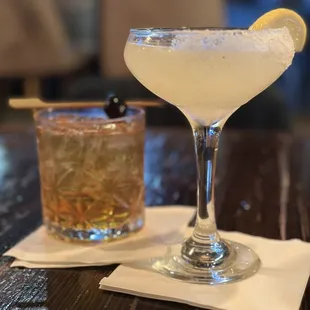 "Cowboys Don't Cry" and lemondrop martini