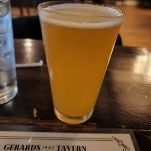 Ipa beer, nice draft selection