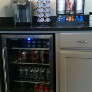 Snacks while you wait. Nice!