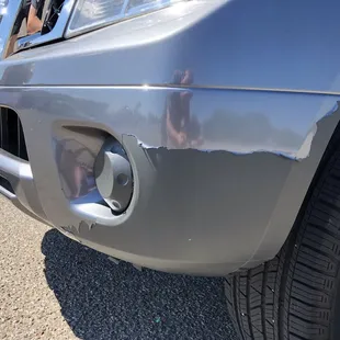 Peeling paint 2weeks after repair??