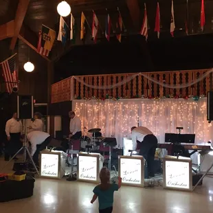 Room for a band and a dance floor