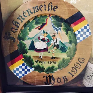 This shows 2 flags- N. Germany &amp; Bavaria. This society was created to be inclusive of the Bavarians who had immigrated after WW2