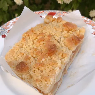 Apple crumble.