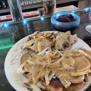 Zwiebel Schnitzel