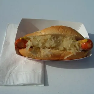 Bratwurst with Sauerkraut