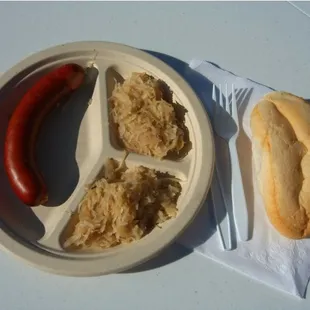 Deprecziner with Sauerkraut