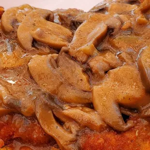 Jägerschnitzel AKA Veal Jager / Jaeger Schnitzel