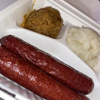 Knockwurst Sausage Plate