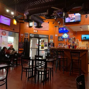the interior of a german restaurant
