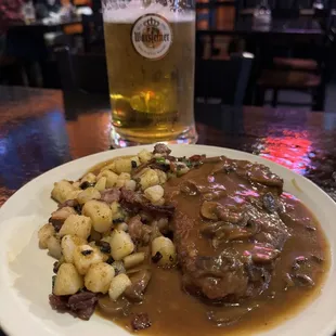 Jager Jagerschnitzel &amp; Large Pilsner