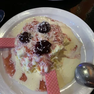 Spaghetti ice cream