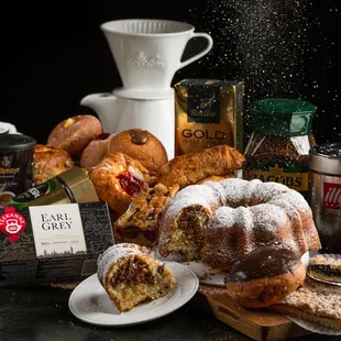 Our various pastries baked fresh daily