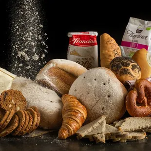 Our various breads baked fresh daily