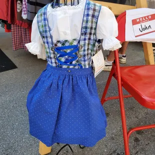 Cute German child&apos;s dress.