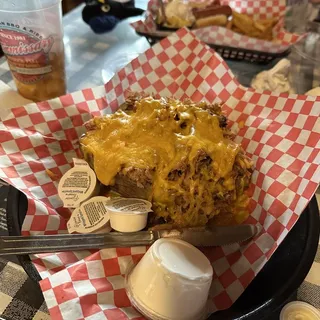 BBQ Stuffed Jumbo Potato