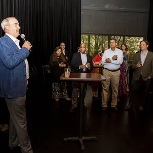 Duncan William at a special pre-show reception