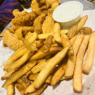 Catfish Nuggets and Fries