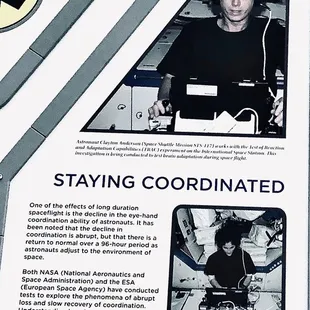 Portion of hands-on display regarding balance