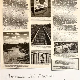 Excellent Information about the "Jornado Del Muerto"!