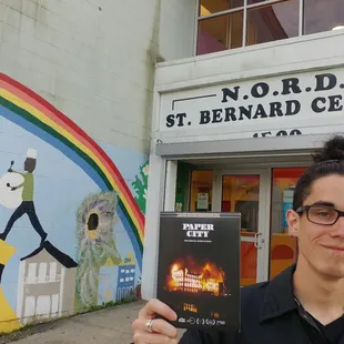 Andres Feliciano at the Paper City Showing