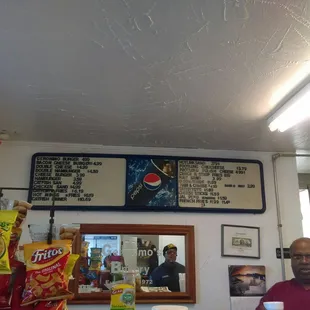 Guillermo menu