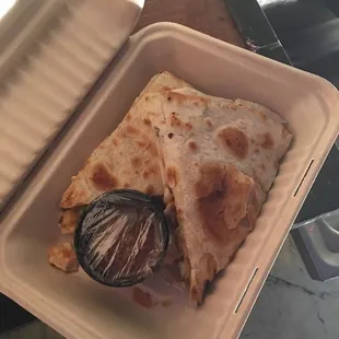 Quesadilla chicken on point