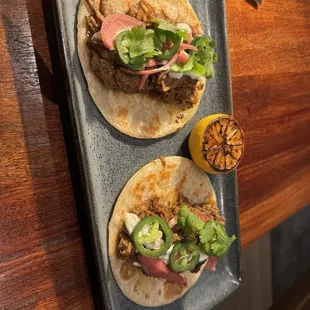 Indian Paratha tacos.