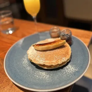 Caramelized banana pancake