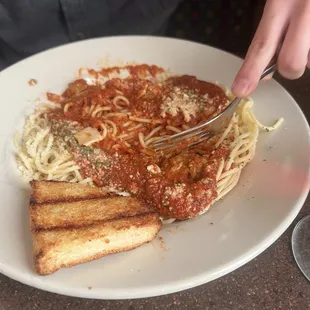 Spaghetti and Meatballs
