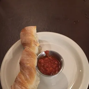 The perfect appetizer even for two definitely will be back love the marinara check 1-2