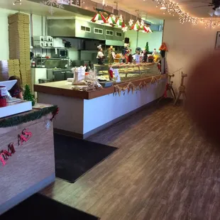 interior, sushi and sashimi