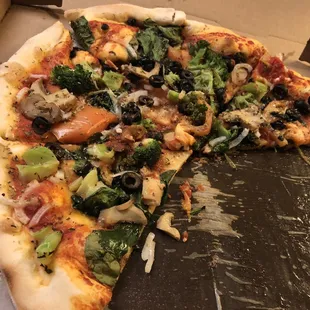 Veggie lovers with no cheese (vegan) 16-inch