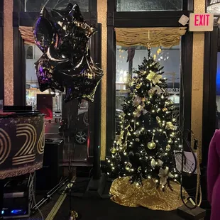 Entryway ready for the New Year.